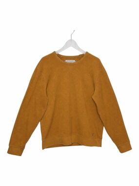 Outerknown Hightide Terry Crewneck Sweatshirt Curry Mustard Yellow Men’s L